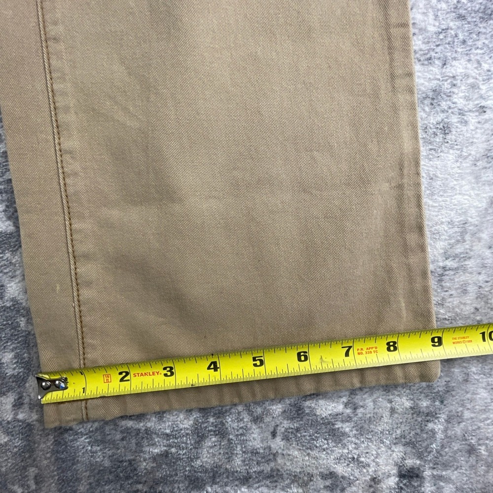 Polo Jeans Company Womens 6x30 Low‎ Rise Boot Cut Jeans Light Brown Tan Cotton - Picture 8 of 12